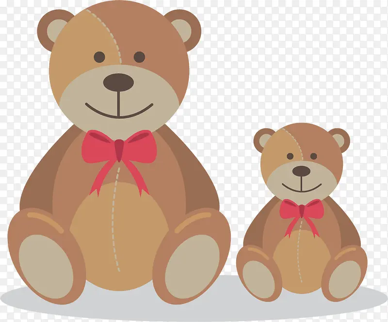 泰迪熊系列矢量玩具