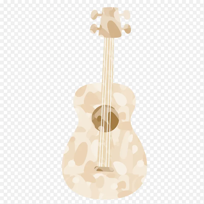 水彩手绘乐器吉他图片