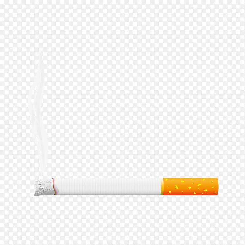 矢量点燃的香烟世界无烟日