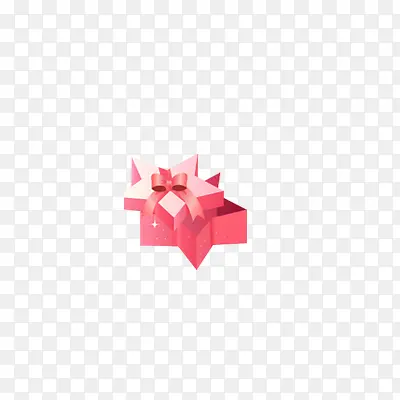 星星形状礼盒粉色