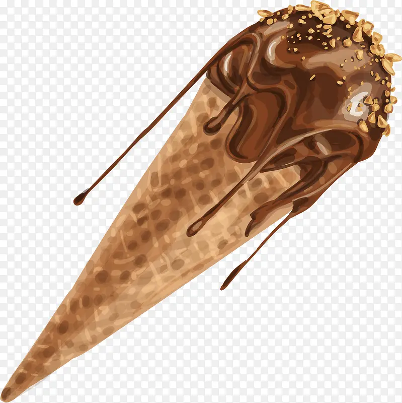 巧克力榴莲味冰淇淋