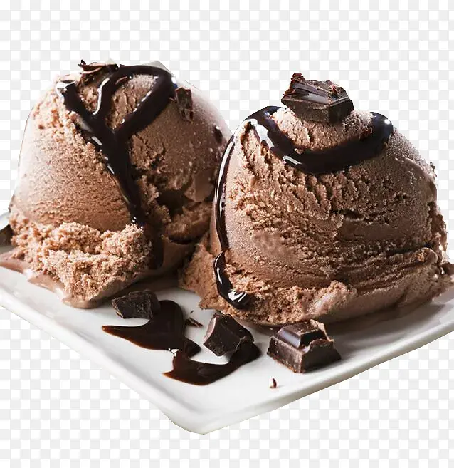 巧克力冰淇淋球PNG