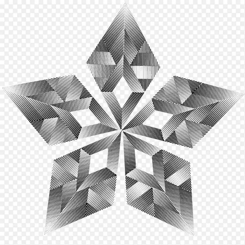 五只角的星形