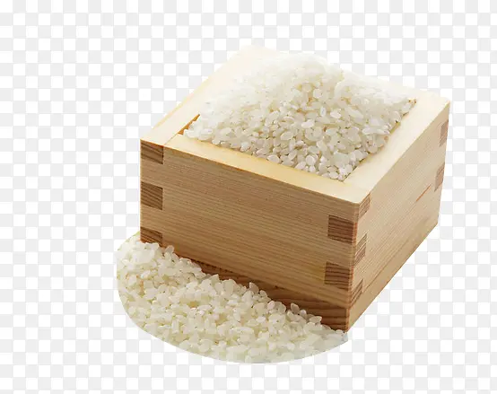 木盒里的大米