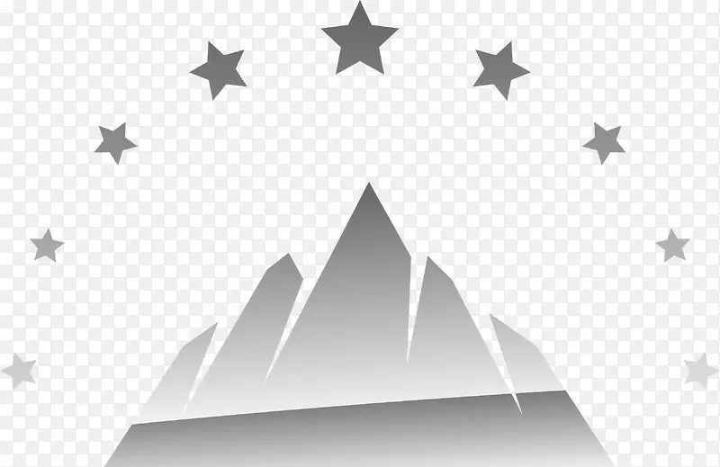 五角星山脉logo图