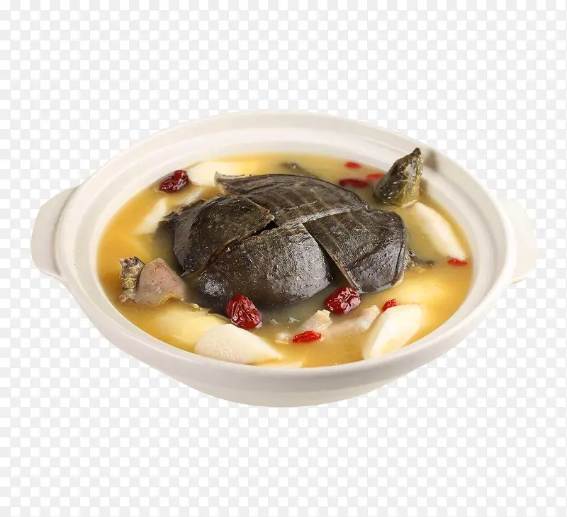 黄焖甲鱼汤食品图片