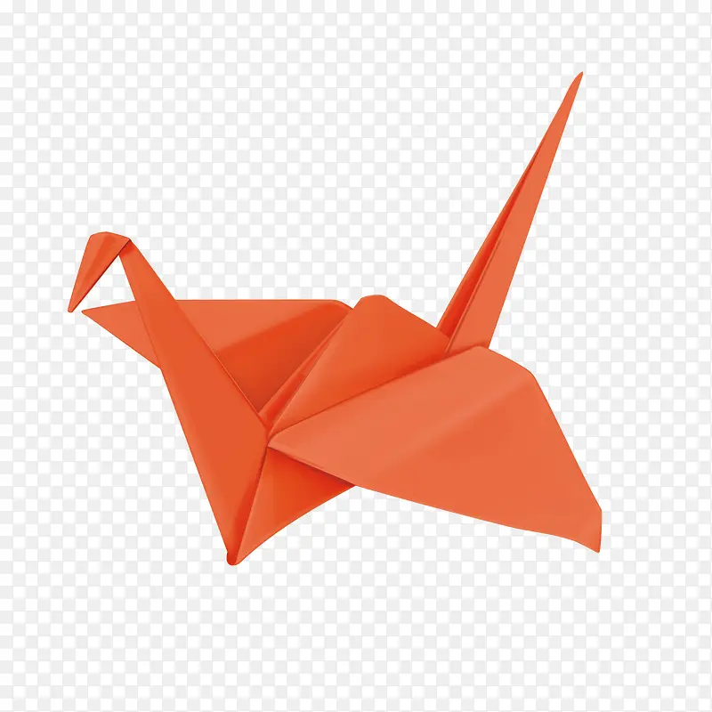 小鸟折纸矢量图免抠PNG