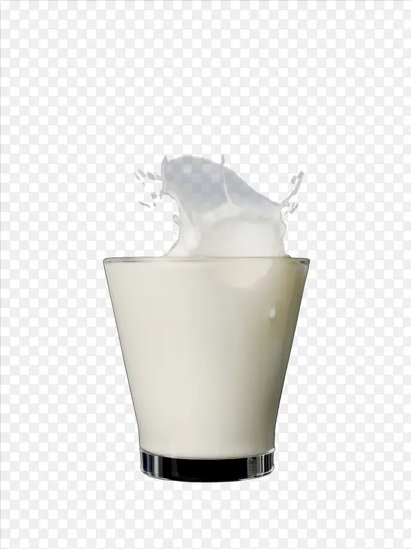 喷渐的牛奶