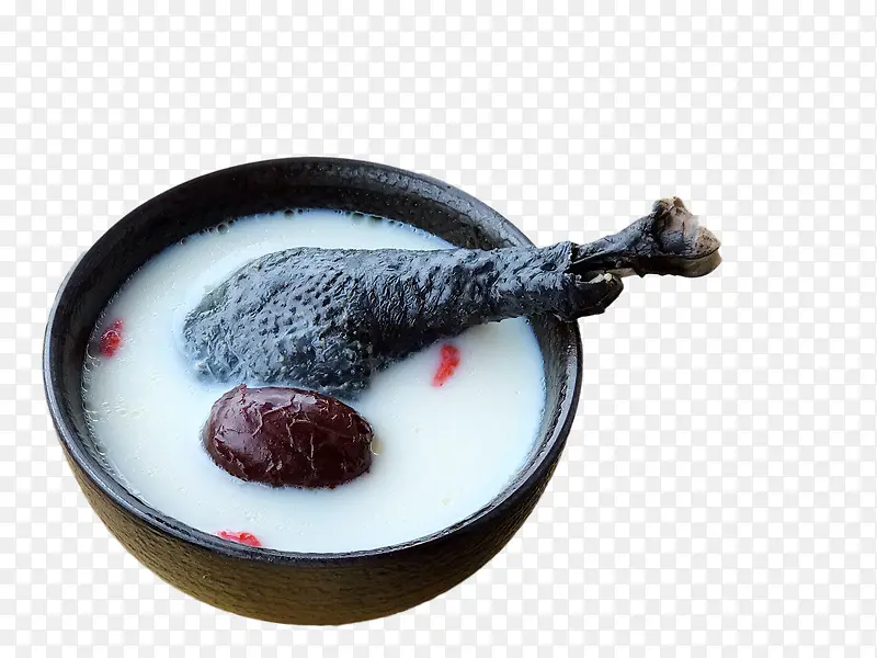乌鸡鸡腿美味乌鸡炖汤