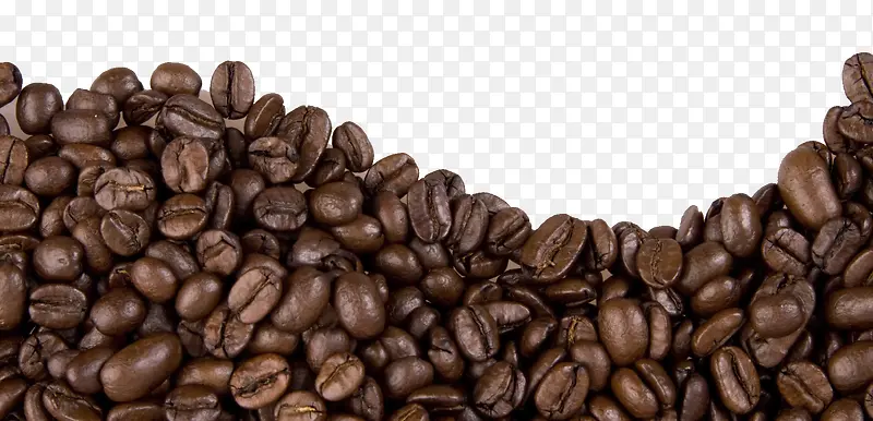实物香浓美味咖啡豆免抠免费下载