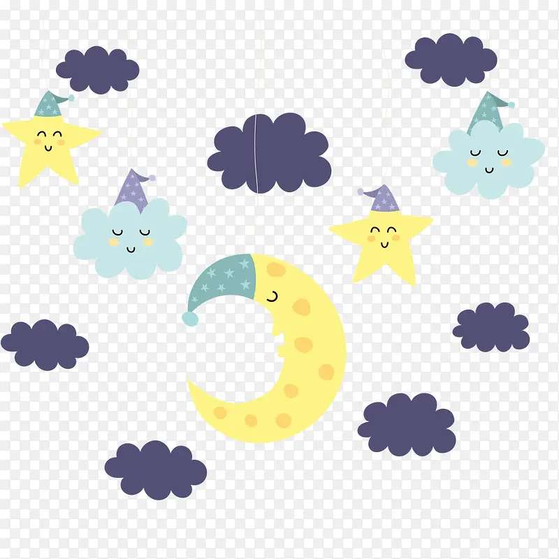 世界睡眠日装饰图案