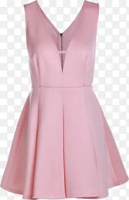 摄影质感粉色的礼服连衣裙
