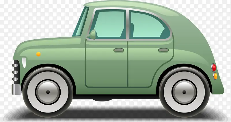 薄荷绿小汽车