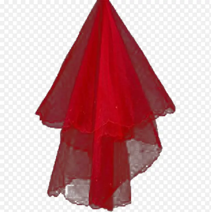 红色纱巾红盖头