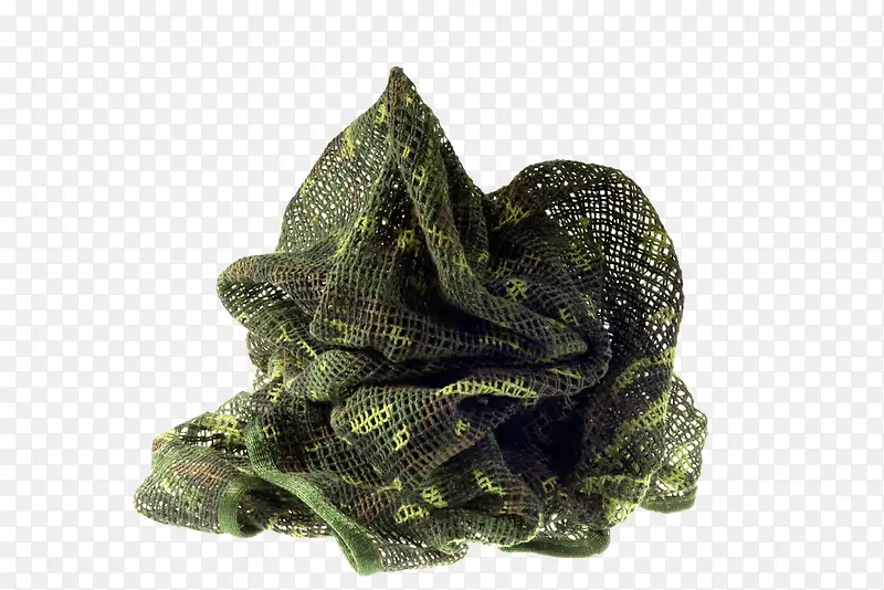 绿色网状丝巾