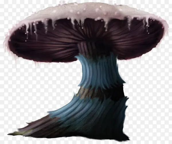 卡通暗黑蘑菇菌类