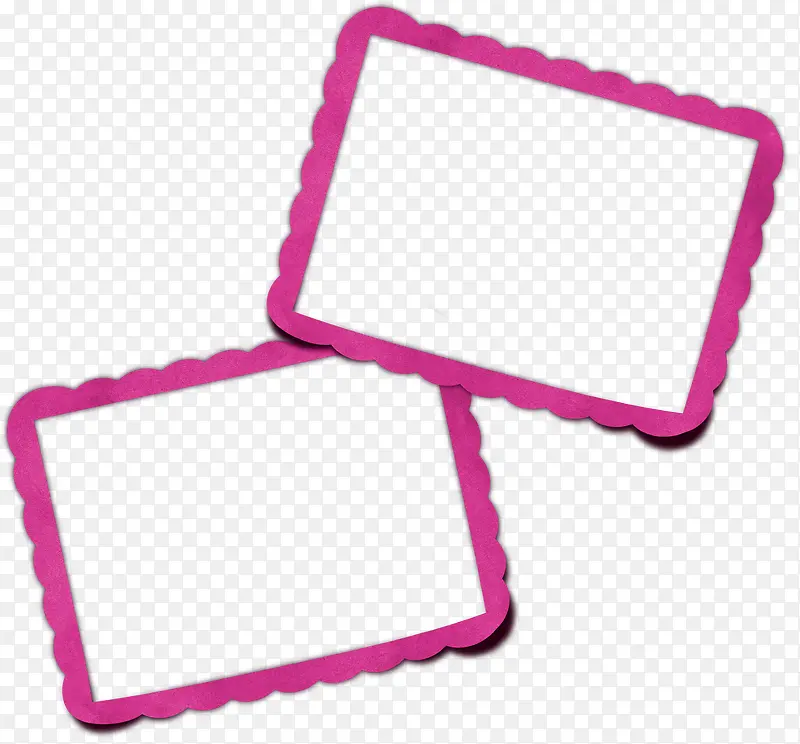 边框图片素材手绘相框素材 粉色