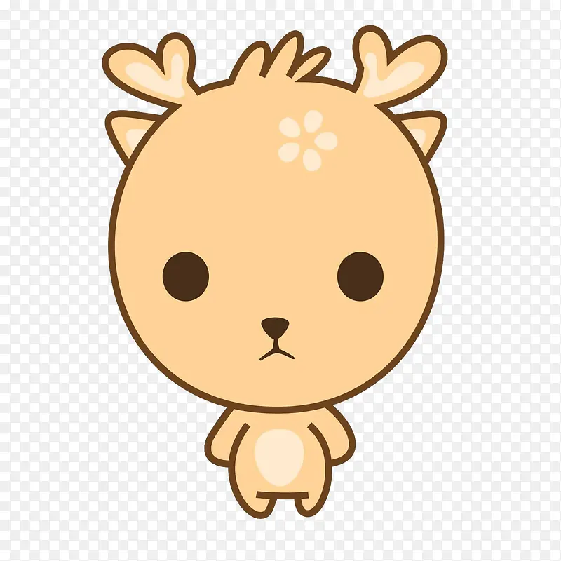 卡通小鹿