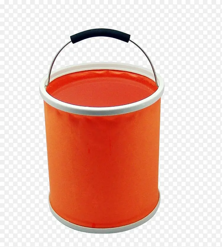 橙色折叠桶