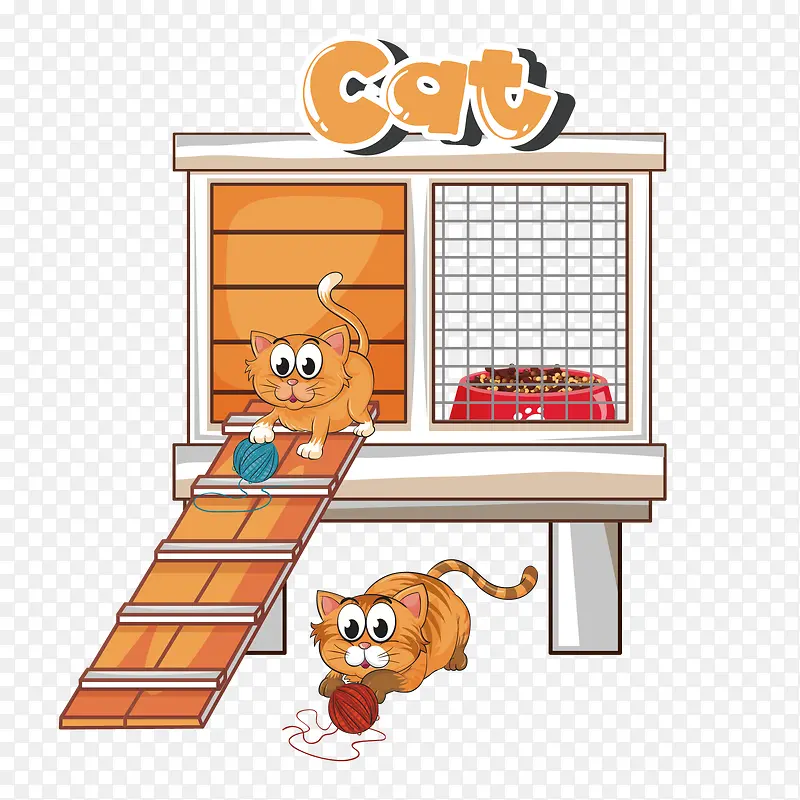 矢量宠物猫