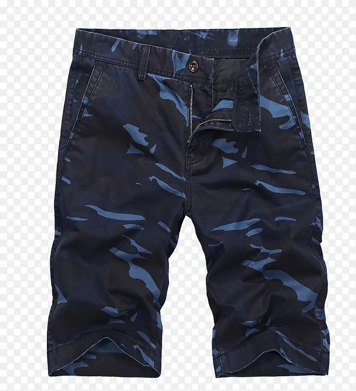海军迷彩蓝黑色裤装PNG
