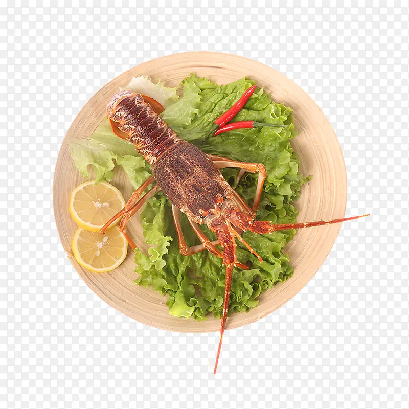 大龙虾美食设计素材