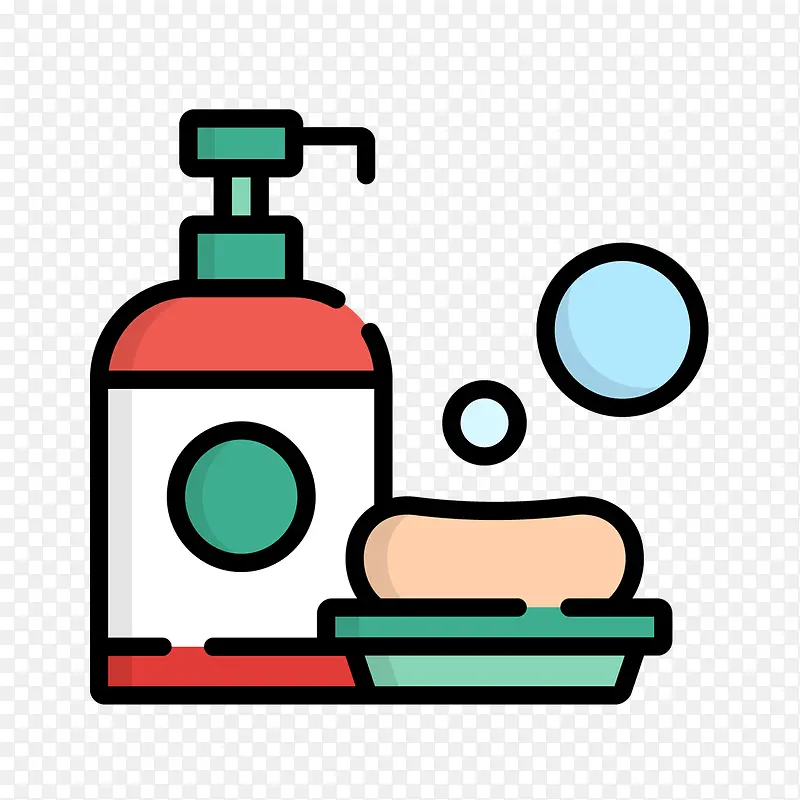 洗手液清洁图标