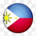 国旗菲律宾国世界标志