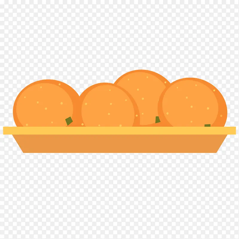 超市购物橘子图标设计素材