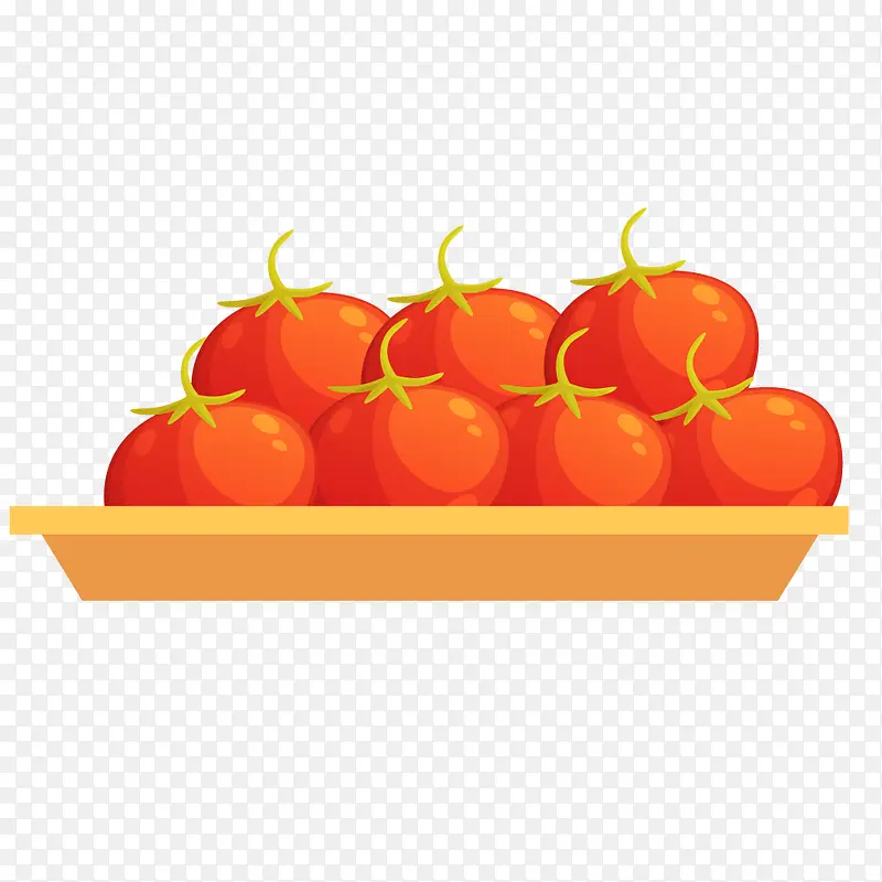 超市购物番茄图标设计素材