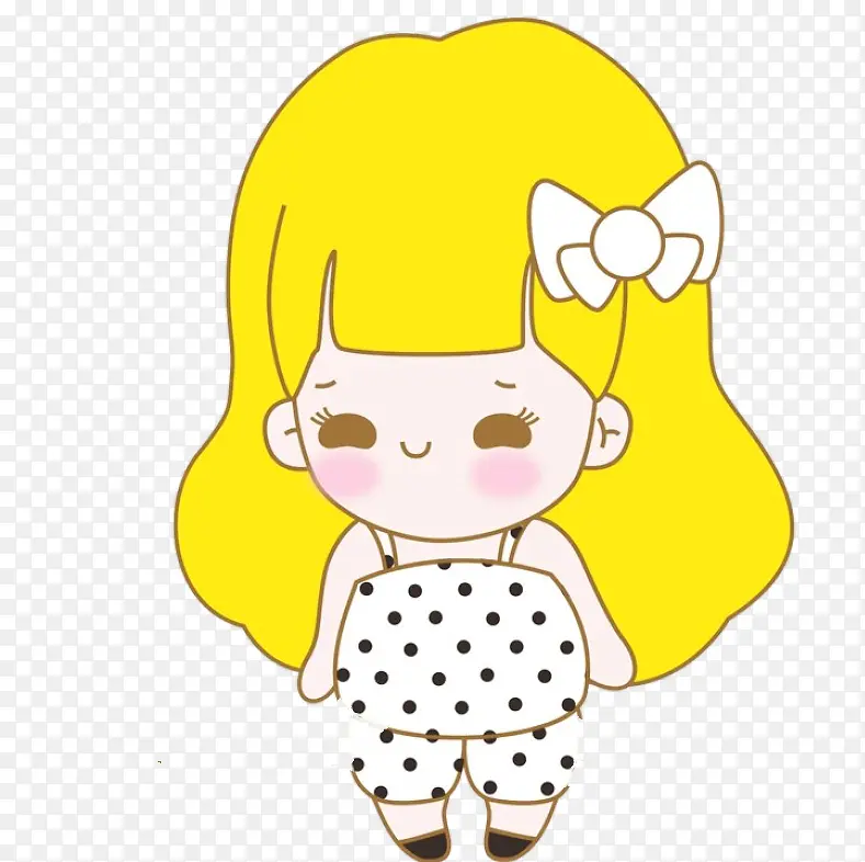 斑点白衣小胖妞