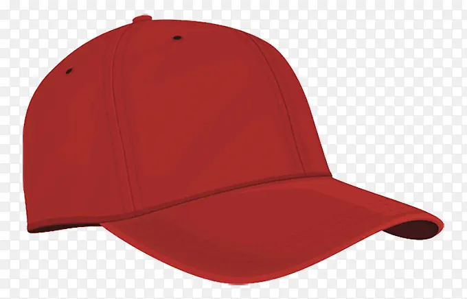 红色手绘鸭舌帽棒球帽