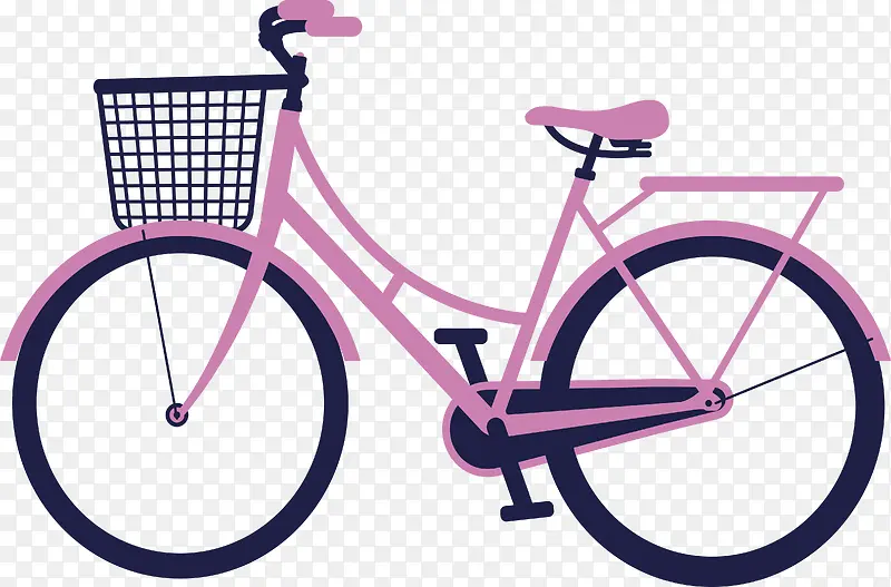 粉红色共享单车