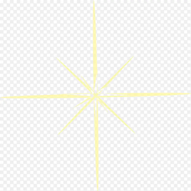 黄色耀眼星星