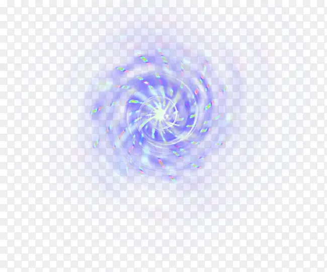 蓝色光效