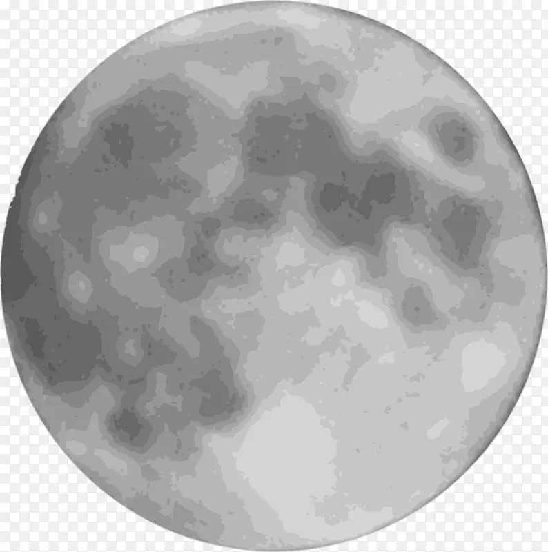 斑驳的月球