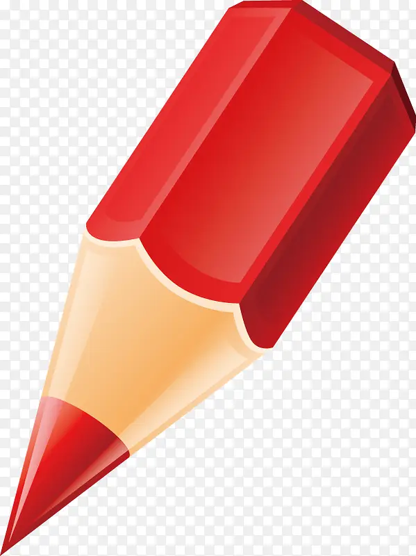 红色铅笔
