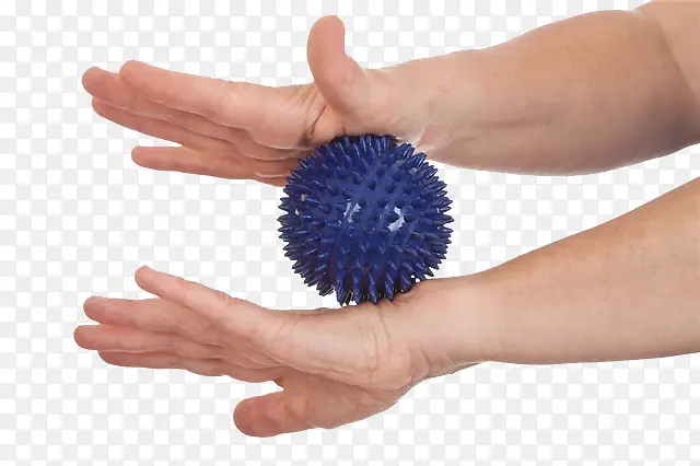 实物按摩球手臂减压