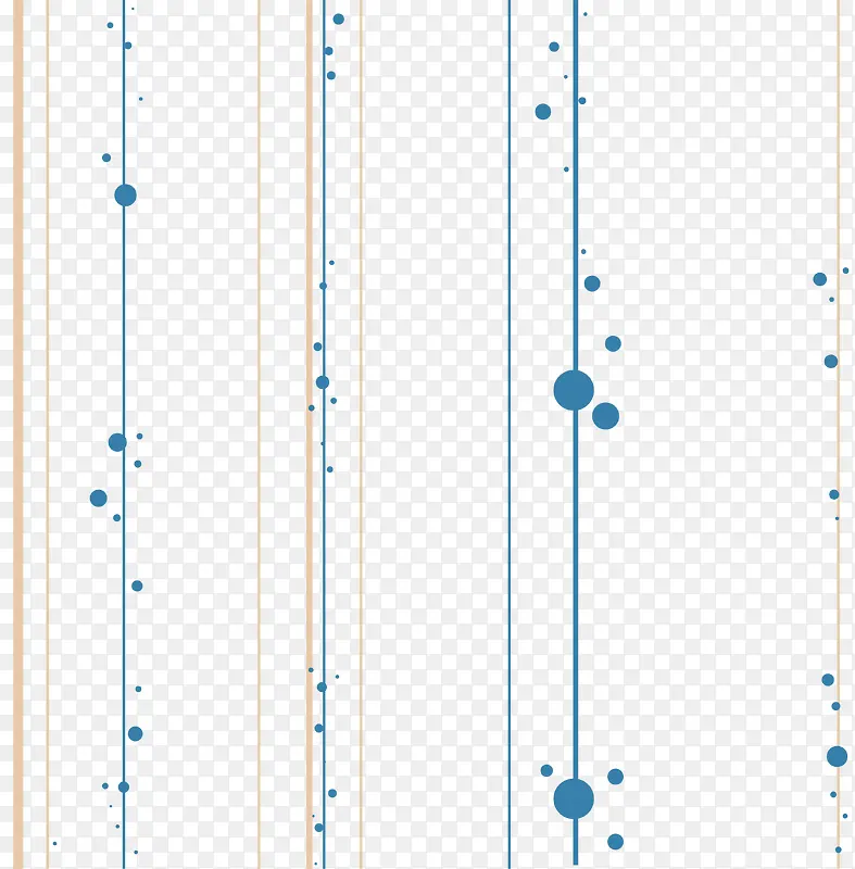 蓝色圆点线条