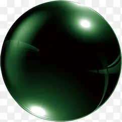 绿色创意亮光设计圆球