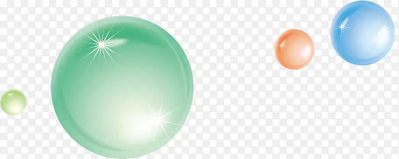 气泡水晶球漂浮装饰
