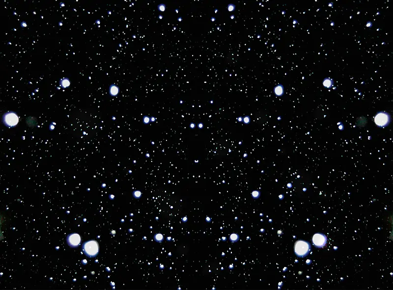 星空雪天效果素材