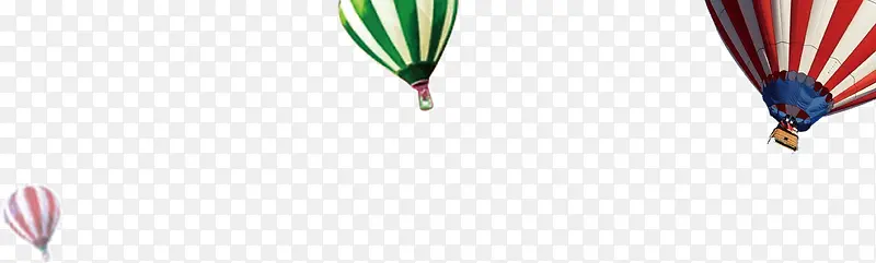 漂浮天空的热气球