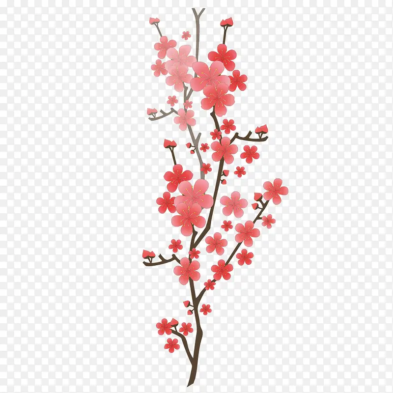 桃树粉红桃花花瓣花朵矢量素材PNG图片素材下载_图片编号qkzxabby-免抠素材网