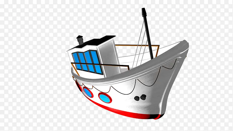卡通轮船PNG下载