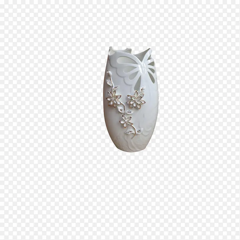 白色花瓶装饰品