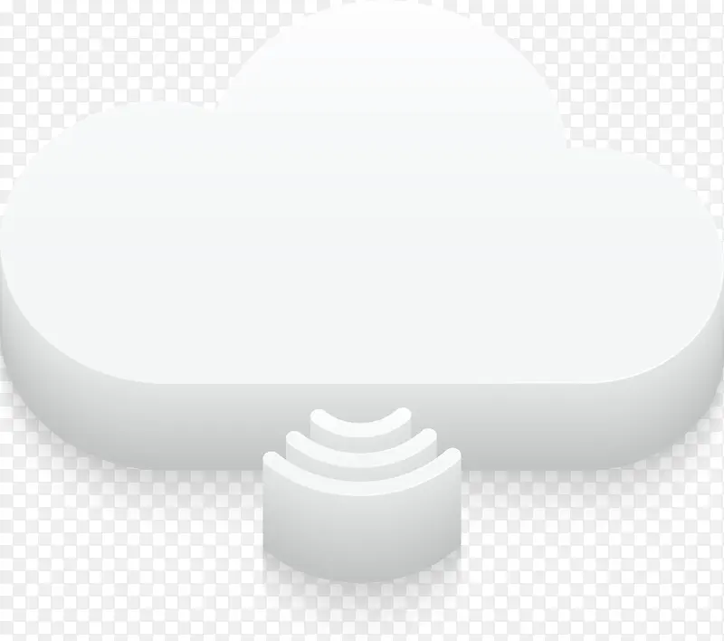 wifi无线网线条云朵