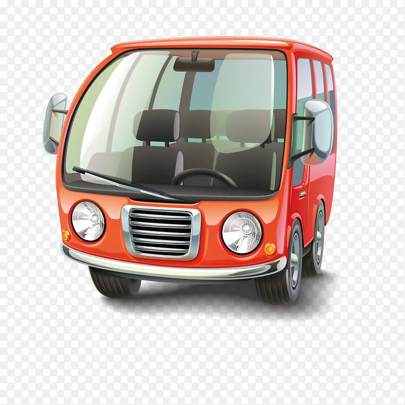 进口欧洲红色公共汽车