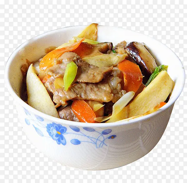 香菇茭白炒肉片