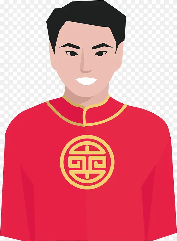 传统服装华人人物设计元素